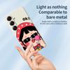 For Samsung Galaxy S25 Case Cute Kid Pattern Printing Straight Edge TPU Phone Back Cover