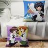 GIRLS Und PANZER Классическая Наволочка Декоративная для Дивана Домашняя Двусторонняя Печать Короткий Плюш Подушка Чехол для Подушки Праздничный Подарок