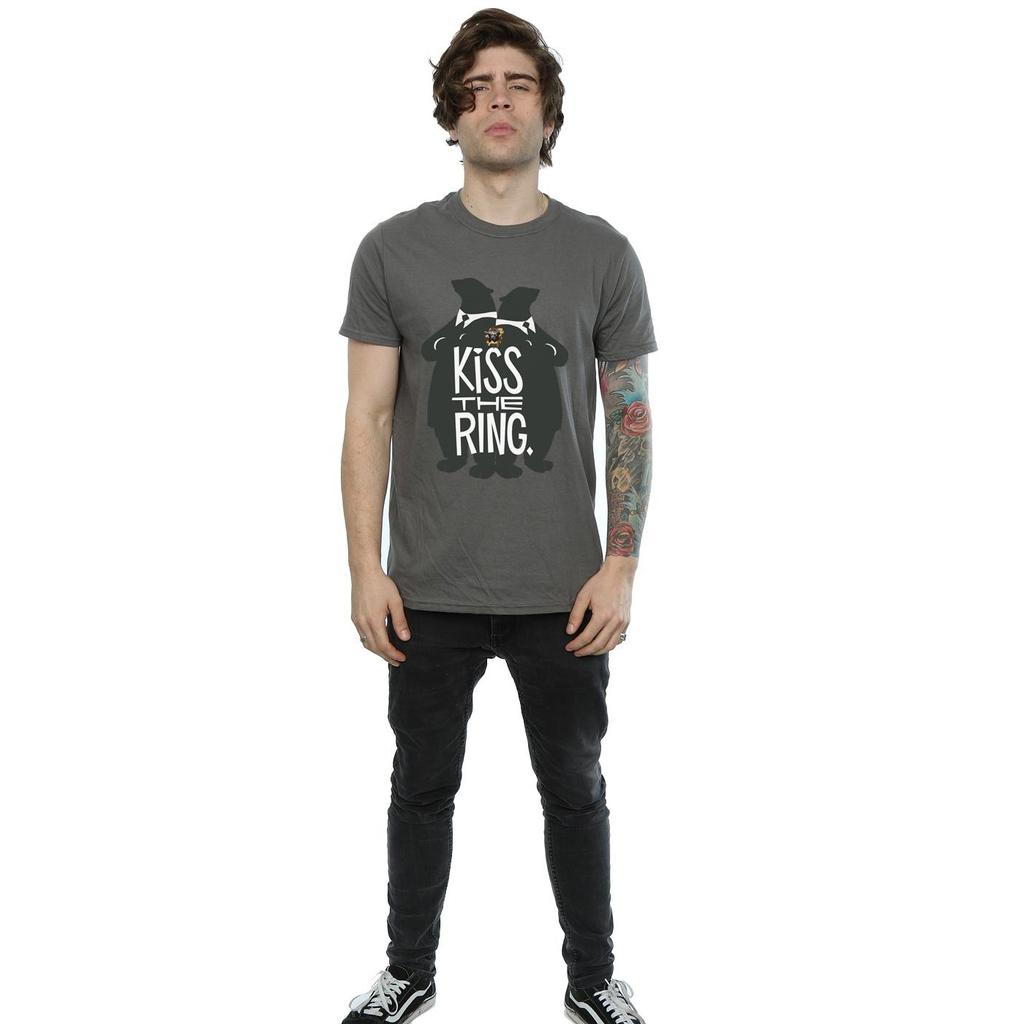 Disney Мужская футболка Zootropolis Поцелуй Кольцо