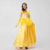 Хэллоуин красавица и чудовище принцесса Белль желтое платье принцессы костюм для сценического выступления