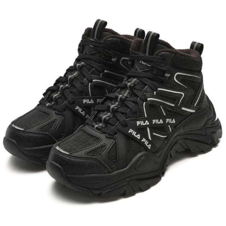 Fila Кроссовки Sofia 1S 'Елочка' Модные Универсальные Плюшевые Амортизирующие Износостойкие Средние Кроссовки 'Папины кроссовки' Женские кроссовки Черные F12W341118FBK