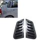 Gloss Black MK4 Rear Side Louvers for '97-'06 VW Golf 4 Triangle Window Decoration.