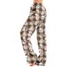 Adult Pajama Pants Sleepwear Casual Drawstring Elastic Waist Pants Comfortable Straight Yoga Loose Trousers