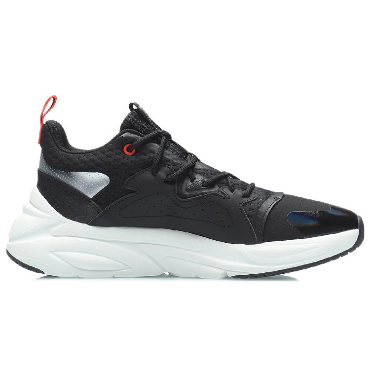 Кеды Li Ning Spark Повседневные Унисекс Средняя высота Черный/Серебристый AGLR015-3