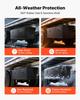Underbody Truck Tool Box, 1524 x 457 x 457 mm Heavy Duty Steel Trailer Storage Box with Lock & Keys, Waterproof Trailer Storage Organizer Under Body