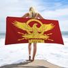Римский логотип SPQR Полотенце Пляжное Ванное Быстросохнущее Легкое Портативное Сауна Туризм Купание Бассейн Путешествия
