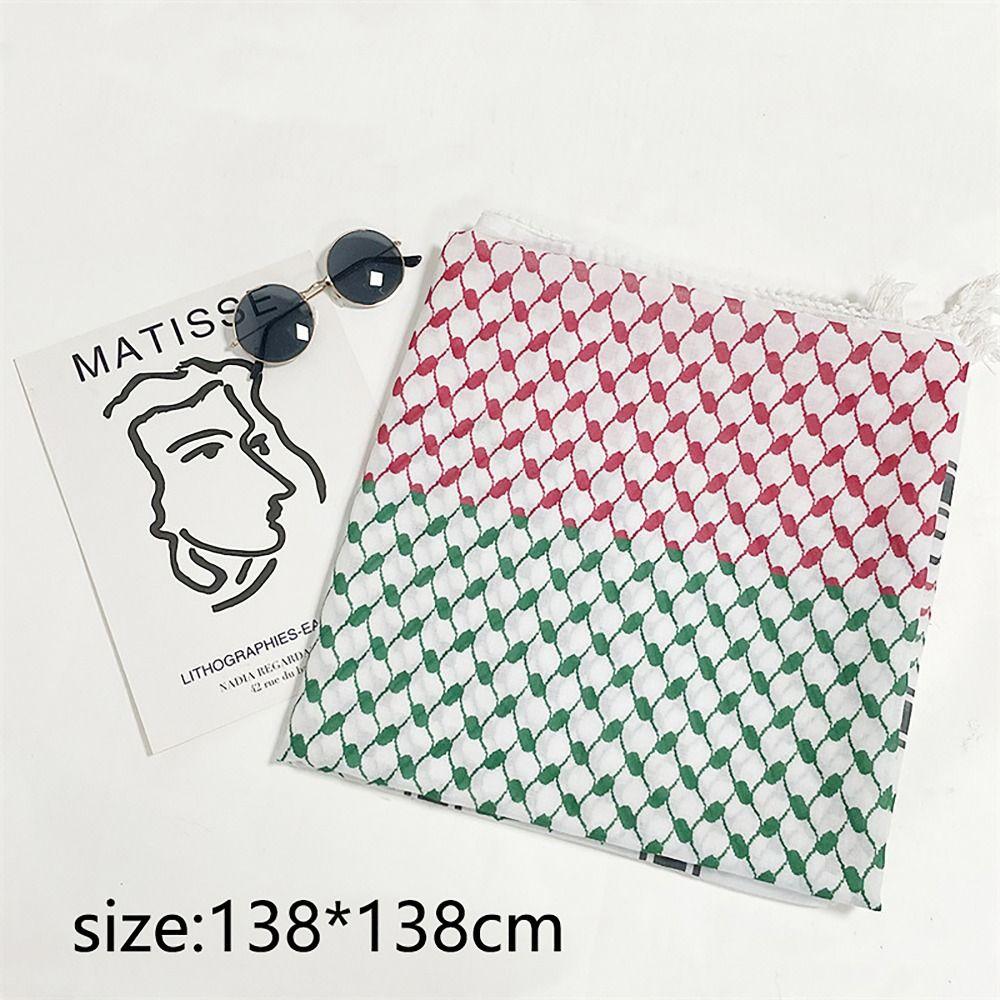 Платок-шарф с принтом, ветрозащитный, хлопковый платок на голову для мужчин и женщин, для пеших прогулок