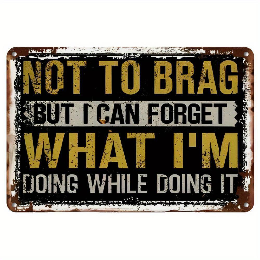 Vintage Metal Sign Featuring a Shamrock Design with an Uplifting Quote Ideal for Decorating Your for Home Or Coffee Shop Me