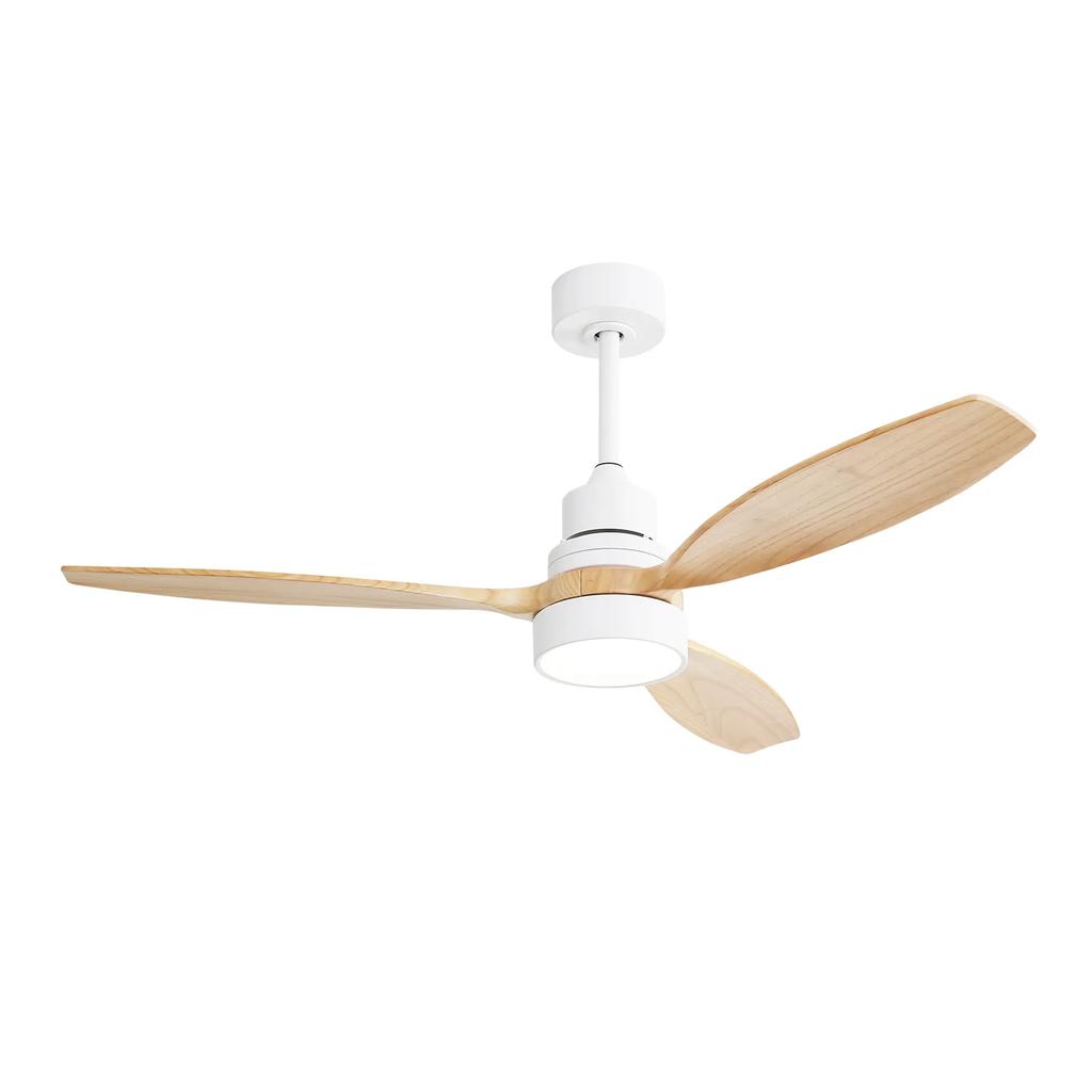 USA in Stock European Ceiling Fan 52 Inch 3 Blade Modern Smart Ceiling Fan With Led Light and Remote Control