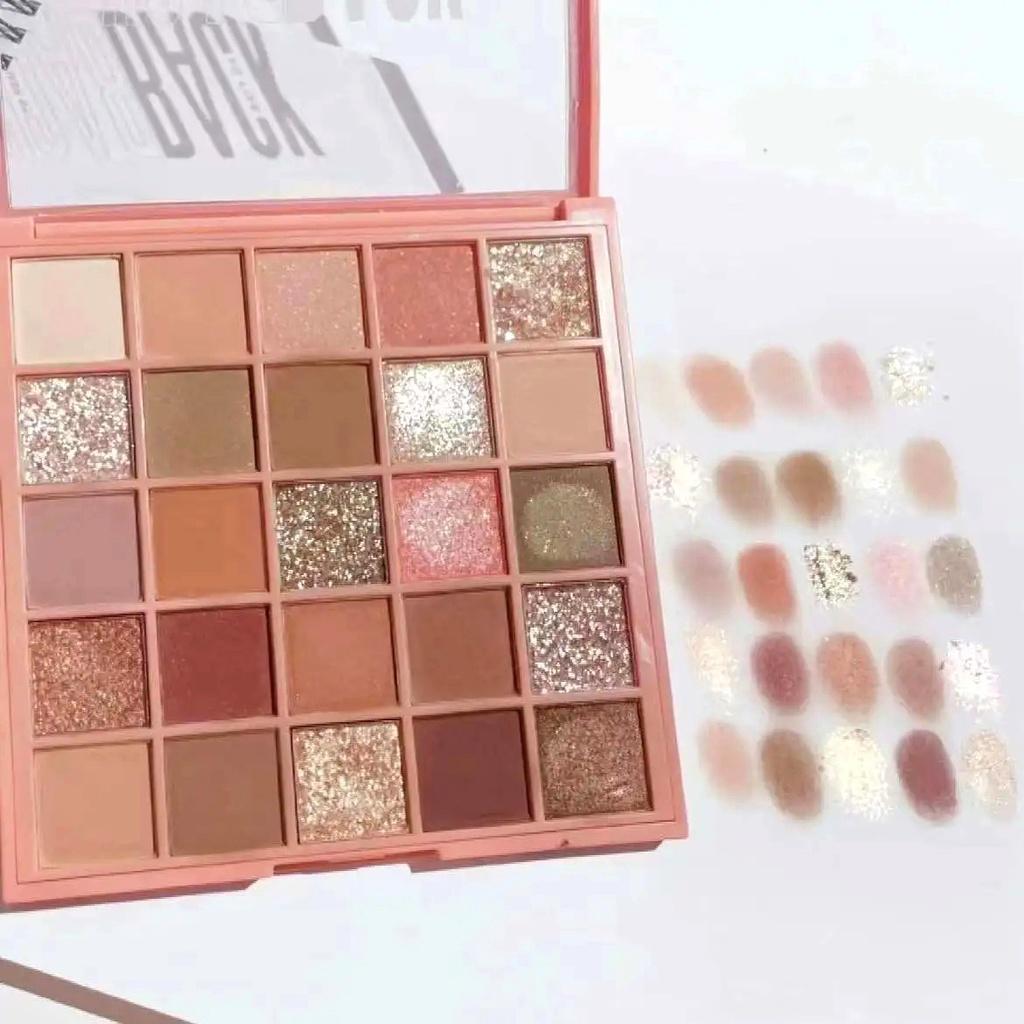 25-цветная палитра теней для век жемчужно-матового цвета, контурные тени для век, прочные водонепроницаемые и устойчивые к поту косметические продукты для студенческого макияжа