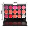 Beauty Makeup Lipstick Lip Gloss Moisturizer Shimmer Palette Cosmetic Set 66 Colors, 02 15 Colors, 1 Piece