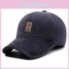 Sports Men Classic Style Baseball Cap With Wool Lining Windproof Warm And