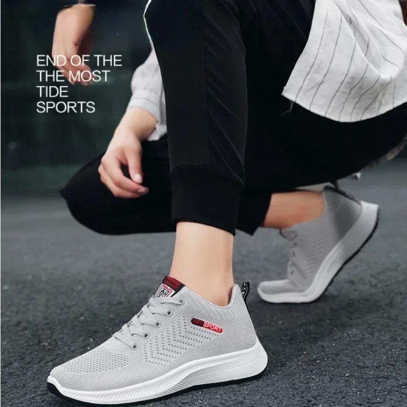 Fashion Fashion Male Shoes Outdoor Mens Sneakers 2024 New Breathable Wear-resistant Men's Running Shoes Zapatillas Deportivas De Hombre