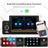 Автомобильный радиоприемник 1 Din Универсальный CarPlay Android Авто Мультимедийный плеер Bluetooth MirrorLink FM-приемник