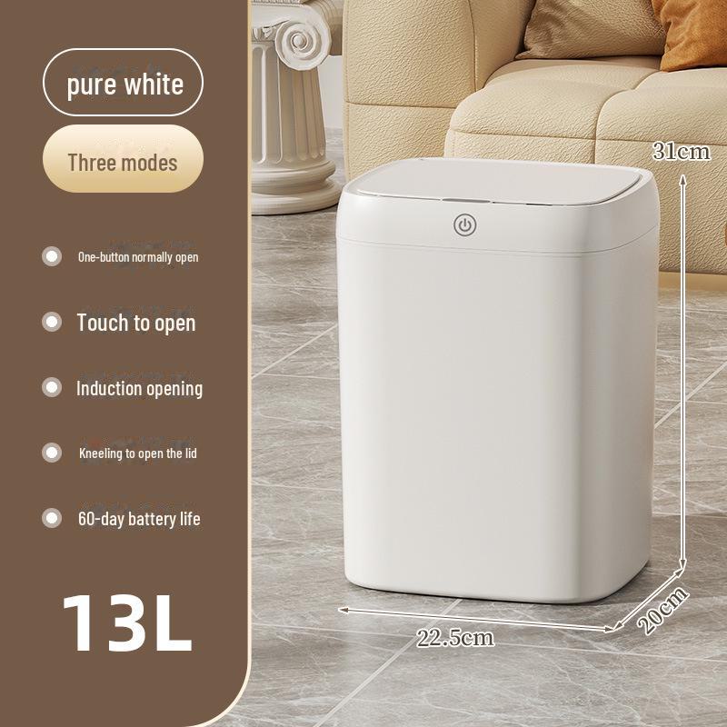 Умный сенсорный мусорный бак для кухни, ванной и спальни - роскошный дизайн