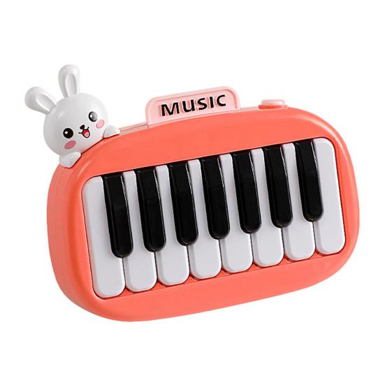 15-клавишное карманное пианино Мини-электронное пианино с подсветкой клавиш для детей