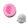 Yousheng силиконовая форма для лица куклы для изготовления шоколадных конфет 3D форма для головы ребенка легко снимаемая чистая форма для сиропа помадка шоколадная моделирующая паста