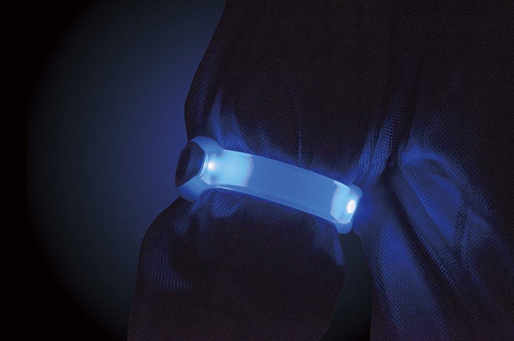 GENTOS Синий светодиодный безопасный ANSI для отключений электроэнергии и готовности к стихийным бедствиям AX-810BL Ремешок, Соответствующий,