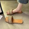 Shoes Low Slippers Soft Slipers Women Slides Fashion Shale Female Beach Comfort Flat 2024 Luxury Rubber Basic