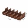 Japanese Style Walnut Sushi Rack Thickened Sushi Boat Creative Sushi Stand  Dessert Display