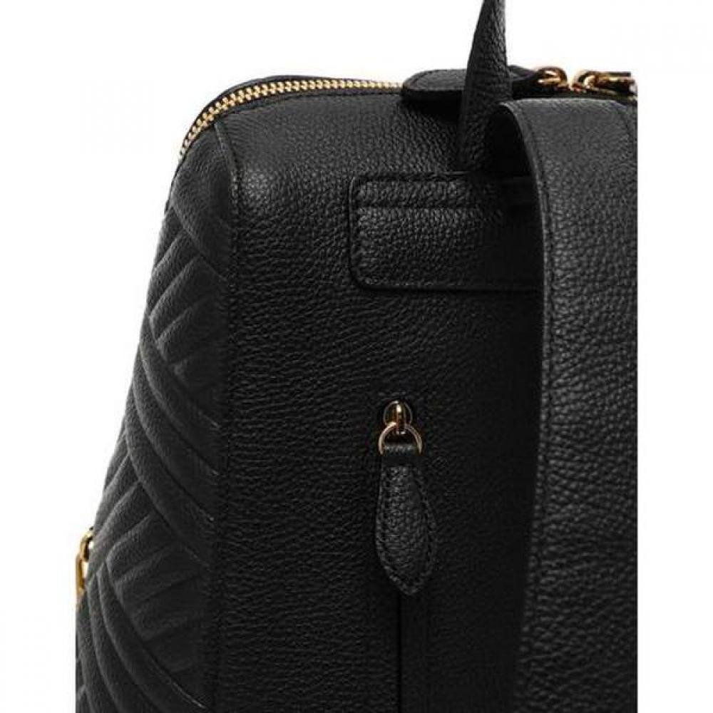 Daks Black Cutting Dd Logo Quilting Leather Backpack Dcba9e369bk