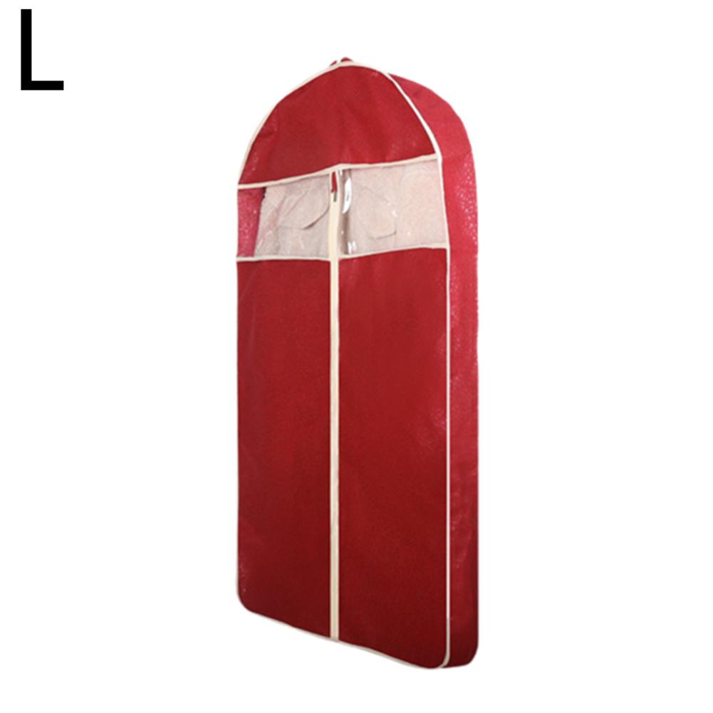 Hanging Garment Bag For Closet Organizer, Bottom Closed Large Wardrobe Extra Clothes M L Cover, Q7Z7