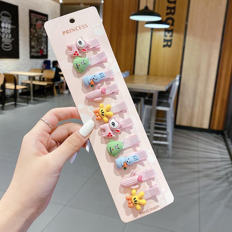 Детские заколки для волос не вредят девочкам, имеют мало, имеют утиный клюв, меньше объема, детская челка, детские аксессуары, Baobu Маленький утенок