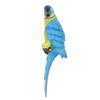 Parrot Wall Decor Resin Lifelike Hanging Parrot Statue Bird Sculpture for Outside Garden Patio Yard