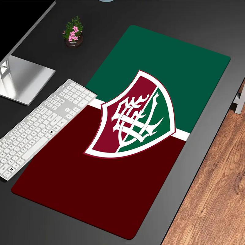 Fluminense Fc Crest mouse pad, rubber base, esports desk mat, mouse pad for gamers and office use, gaming desk , easy to clean mat