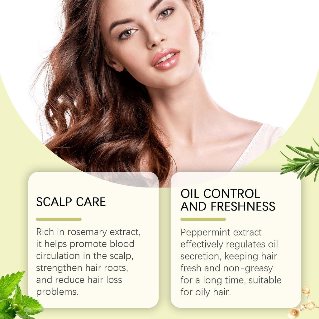 Hoegoa Спрей для ухода за волосами с розмарином 100 мл Питает волосы / Разглаживает и кондиционирует / Восстанавливает поврежденные волосы / Регулирует секрецию кожного сала / Контроль жирности