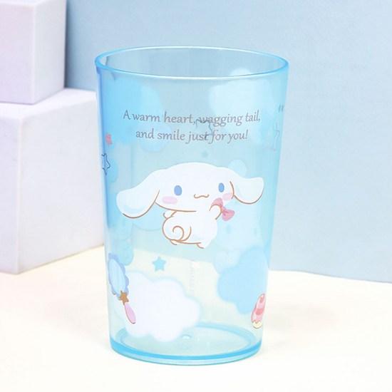 Lilpang Cinnamoroll Color Transparent Jumbo Cup, Mixed Colors, 1 Piece, a Popular Character In Korea