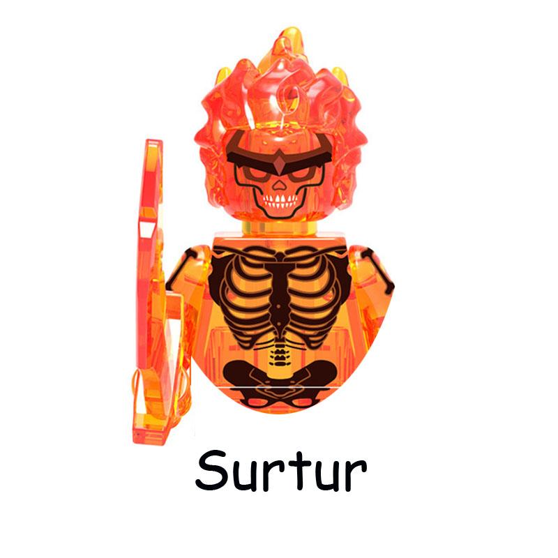 Большой размер 10,5 см Хвост Киллер Крока Аллигатор Крокодил Киллер Модель Строительные блоки Просвещать Экшн-фигурки Кирпичики Игрушки для детей