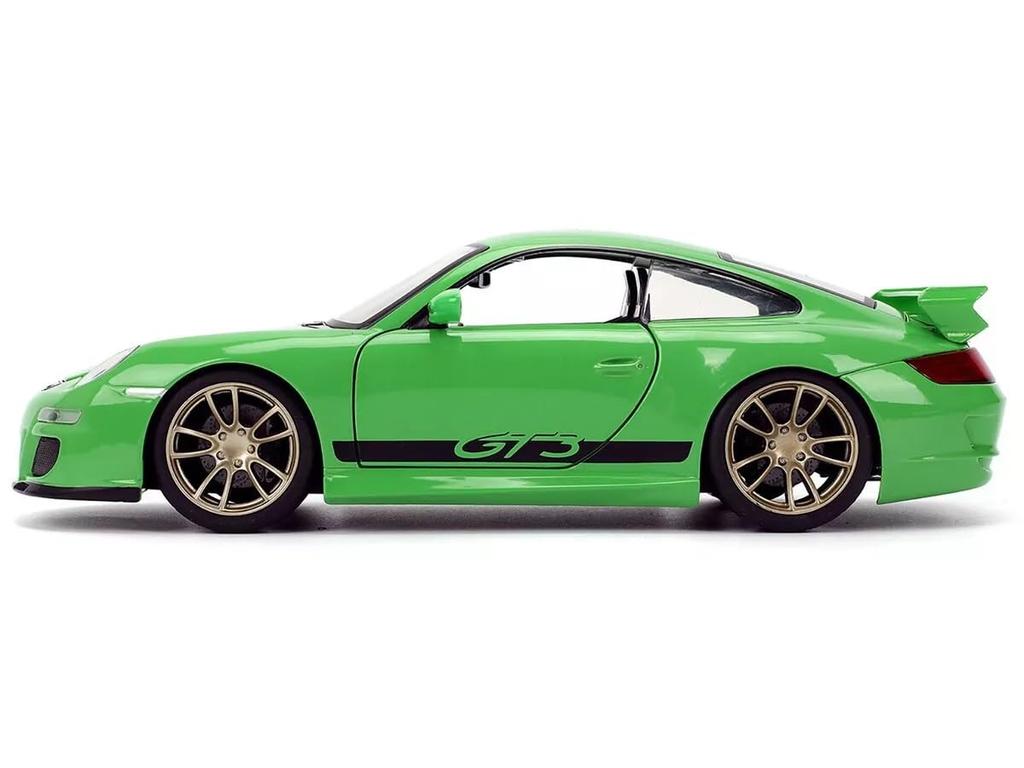 JADA TOYS Fast Furious Porsche 911 GT3 997 Зеленый Jada Fast Furious 34919 1/24 & & [Предмет]
