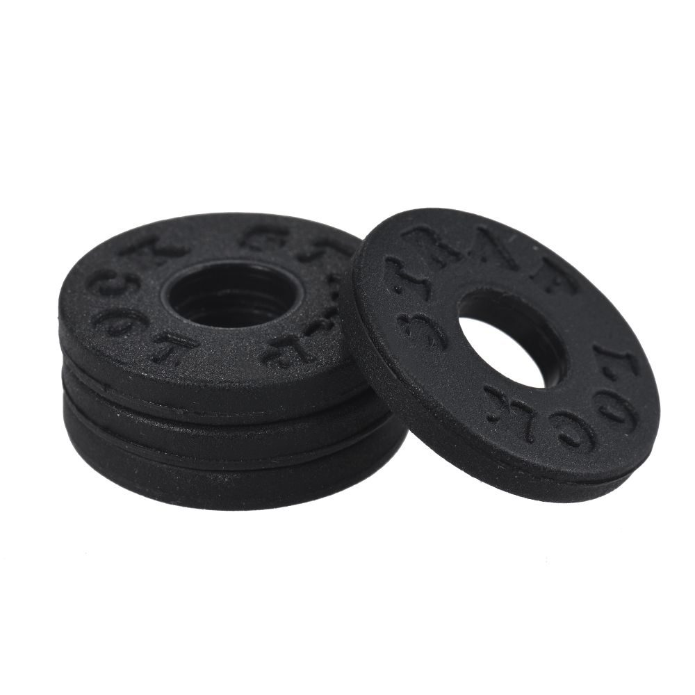 4pcs Light Professional Useful Guitar Parts Lock Rubber Guitar Strap Locks Bass Belt Blocks