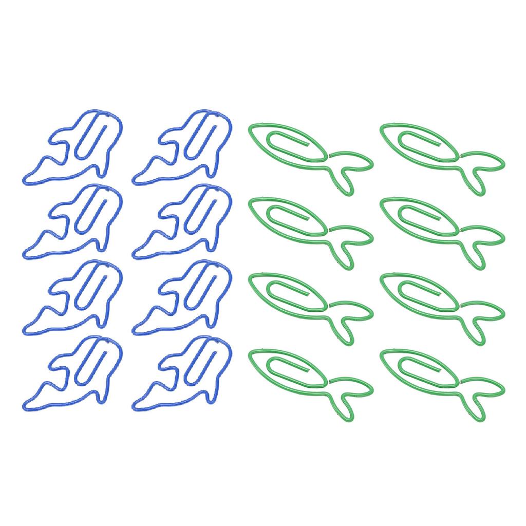 100 шт. милых форменных скрепок для офиса, набор легких декоративных милых форм, зажим для скрепок для Sc