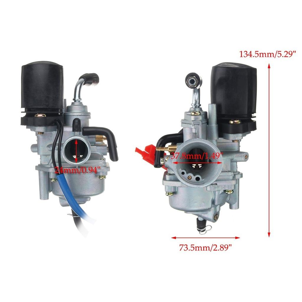 19 м карбюратор для мотоцикла, карбюратор для китайского 2-тактного скутера Yamaha Piaggio Zip Jog 50 90cc
