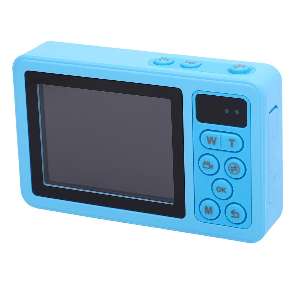 4K Digital Camera 48MP 3 Meter IP68 Water Proof 18X Zoom Vlog Camera with Front Rear Dual Screens for Teens Beginners