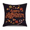 European and American Cartoon Printed Linen Pillowcase Halloween Sofa Set Household Supplies
