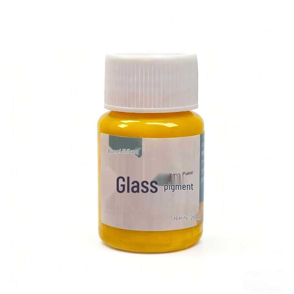 20ml Children's Non-Bake Glass Paint for DIY & Creative Glass Decoration - Waterproof & Handmade
