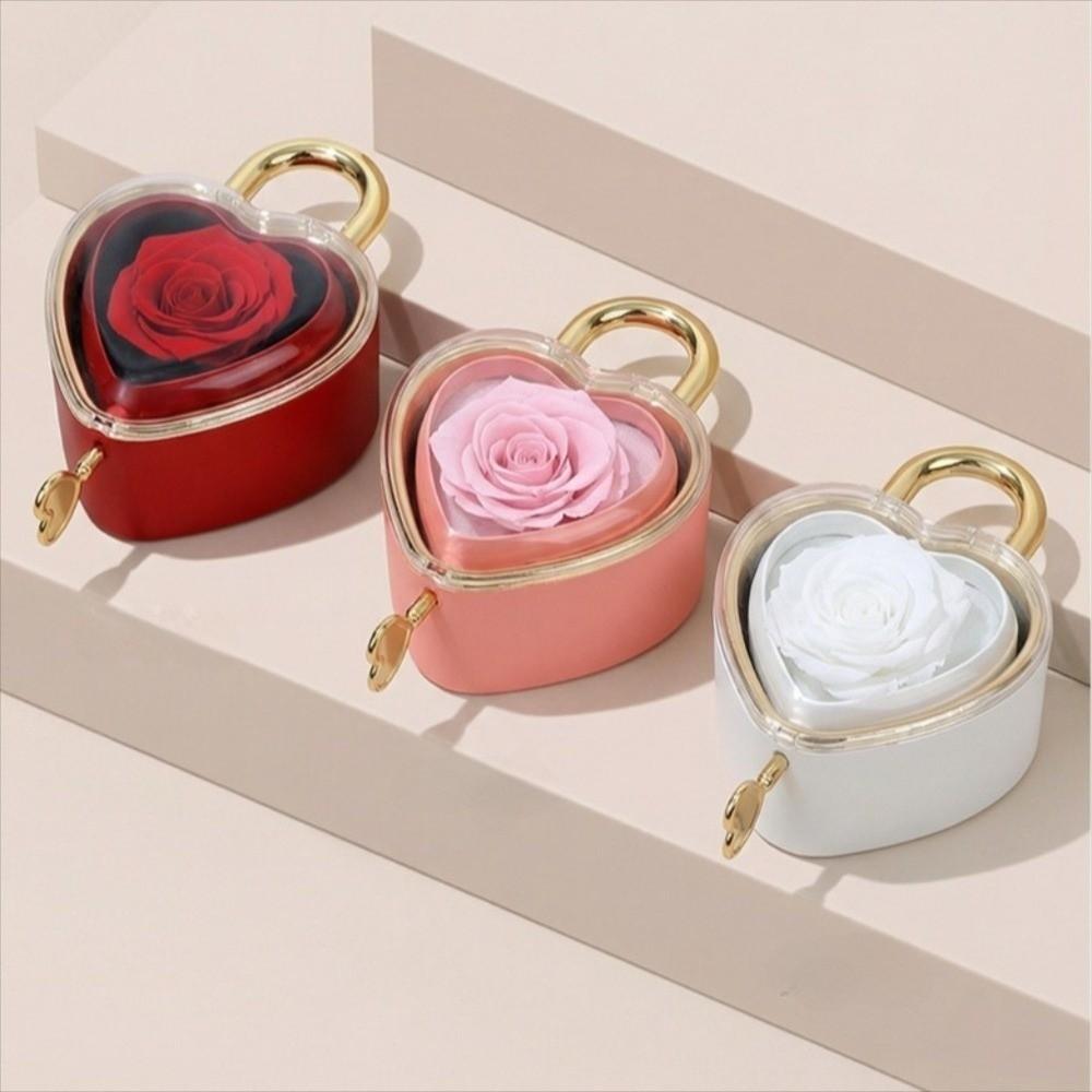 Luxury Finger Ring Box Rotation Valentine's Day Gift Box Engagement