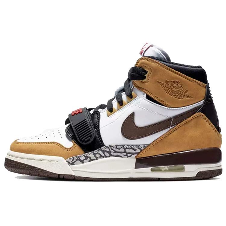 Air Jordan Legacy 312 Grade School 'Rookie of the Year' (Unisex) White / Baroque Brown-White Kids' Basketball Shoes AT4040 102
