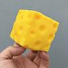 Сквиш Кубик Сливочного Сыра Игрушка-Антистресс для Офиса Снятие Напряжения Медленное Восстановление Сырный Зажимаемый Орнамент Расслабление и Снятие Стресса и Разминание