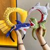 2023 Cute Dinosaur Crab Headband for Women - Cartoon Hair Accessory for Face Washing