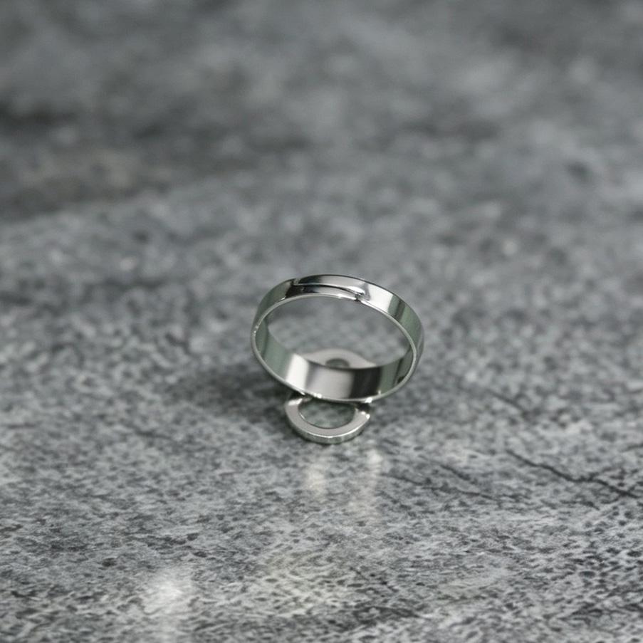 Number 8 Ring for Man, Personality Charm, Cocktail Party Accessories, Eight Punk Vintage Number Black 8 Eight Pool Billiard