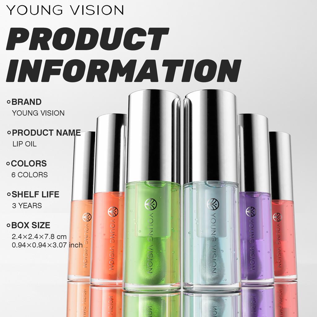 Candy Color Sexy Peppermint Lip Oil Plump Lip Moisturizing and Hydrating Lighten Lip Lines and Prevent Dry and Crack Lip Oil Lip Makeup