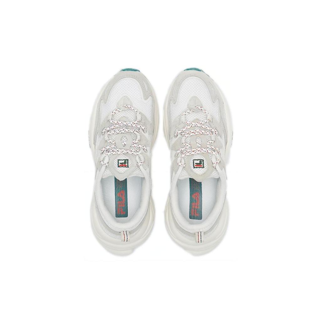 Fila Tenor City Удобные Спортивные Кроссовки С Амортизацией И Нескользящей Подошвой Унисекс Кроссовки Серо-Зеленые 1RM01559D_124