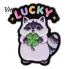 Easy to Use Lapel Pins Cartoon Raccoon Brooch Pin, Animal Decorative Enamel Badge, Alloy Theme Pin for Jackets Backpacks Hats Scarves Clothing