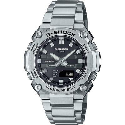 Мужские часы G-SHOCK GST-B600D-1AJF [G-SHOCK G-STEEL] Круглые серебристые из смолы *Нержавеющая сталь