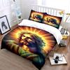 Radiant Jesus portrait design. Bedding sets Duvet cover sets Duvet covers Pillowcases(1*Duvet Cover 2*Pillowcases without duvet insert)