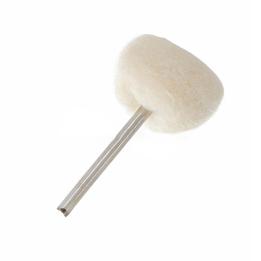 5pcs 2.35mm Wool Polishing Brush Set for Grinding and Buffing Metal and Stone Materials with Woolen Grinding Heads